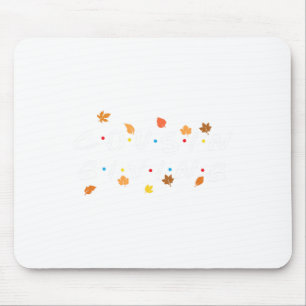 Tapis De Souris Donner Des Feuilles D'Automne Turquie Thanksgiving