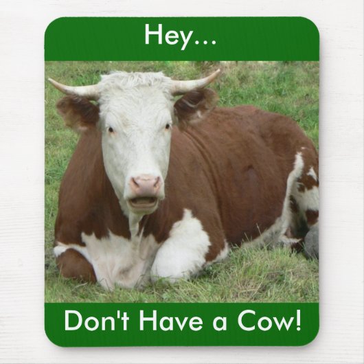 Tapis De Souris Donnez-leur l'Oiseau pour Thanksgiving ! (Devant)