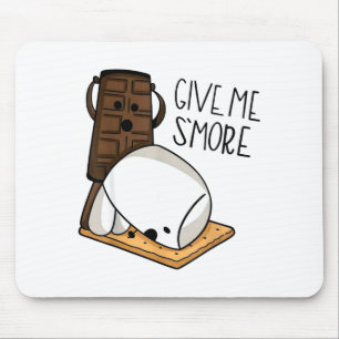 Tapis De Souris Donnez-moi encore du chocolat Adulte Blague Citati
