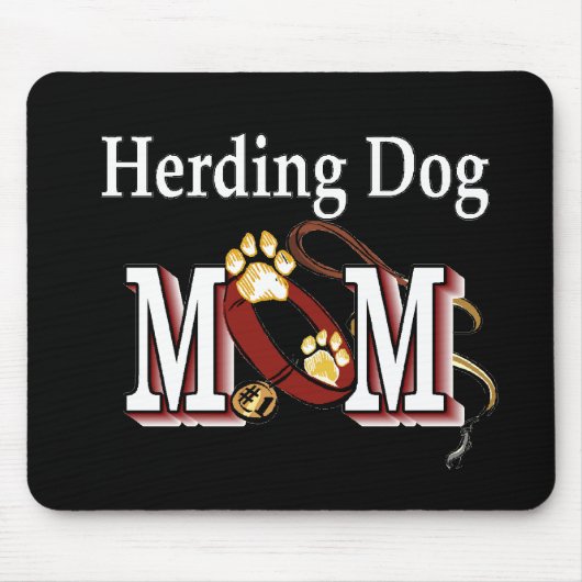 Tapis De Souris Dons de maman de chien d'élevage (Devant)