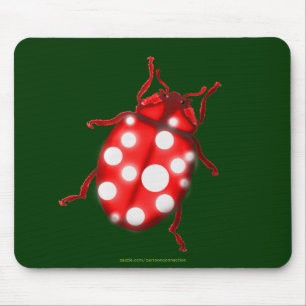 Tapis De Souris Dons LadyBug pour les buglovers et les jardiniers