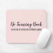 Tapis De Souris Don't Look Back Modern Uplifting Peachy Pink (Avec souris)
