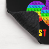 Tapis De Souris Don't Mind Me Just Pn' Funny T-rex Fidget Sensory  (Coin)