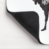 Tapis De Souris Don't Moose With Me Distressed Animal Lover Gift  (Coin)
