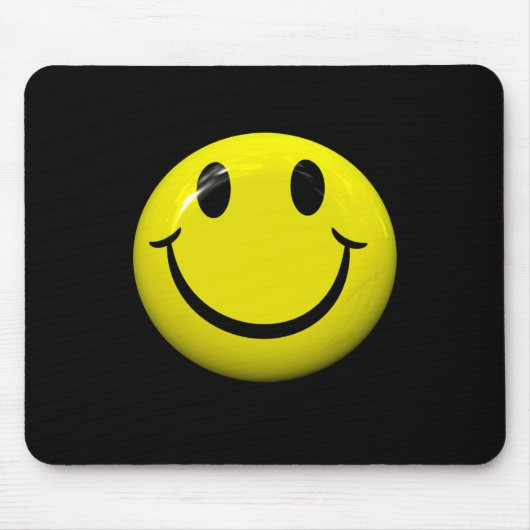 Tapis De Souris Dont Worry Be Happy Face (Devant)