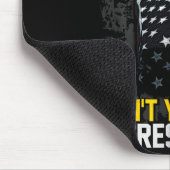 Tapis De Souris Don't You Dare Disrespect Our Flag  (Coin)