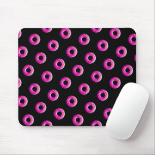Tapis De Souris Donut rose - pépites colorées 1