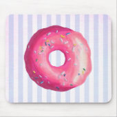 Tapis De Souris Donut With Pink Frosting And Sprinkles (Devant)