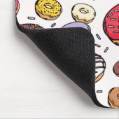 Tapis De Souris Donuts seamless pattern (Coin)