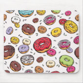 Tapis De Souris Donuts seamless pattern (Devant)