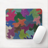 Tapis De Souris Doodle abstrait multicolore (Avec souris)