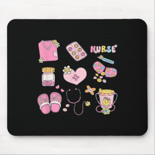 Tapis De Souris Doodles de profession infirmière Co. Nurse Doodles