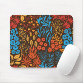 Tapis De Souris Doodles floraux foncés (Avec souris)