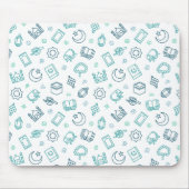 Tapis De Souris Doodles Ramadan Mousepad (Devant)