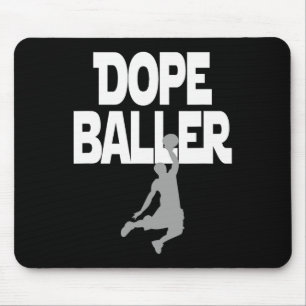 Tapis De Souris Dope Baller Basketball. J'adore Basketball Parfait