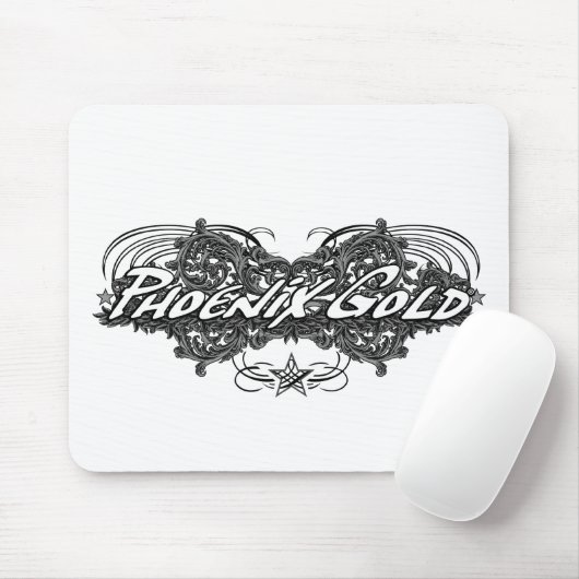Tapis de souris d'or de Phoenix (Avec souris)