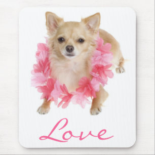 Tapis de souris d'ordinateur avec chiot Chihuahua