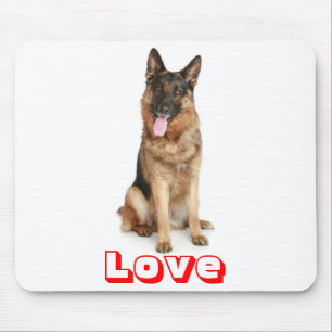 Tapis de souris d'ordinateur Chien chiot Berger al