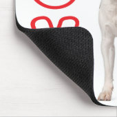 Tapis de souris d'ordinateur Chien chiot Boston Te (Coin)