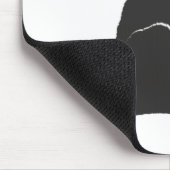 Tapis de souris d'ordinateur de chat noir IL (Coin)