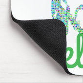 Tapis de souris d'ordinateur de l'image pixelisée  (Coin)