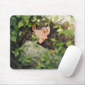 Tapis De Souris Dormir dans l'Anime de la forêt (Avec souris)