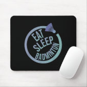 Tapis De Souris Dormir Manger Badminton Répéter (Avec souris)