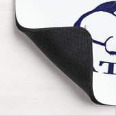 Tapis de souris d'ornithorynque - bleu (Coin)