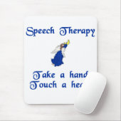 Tapis de souris d'orthophoniste (Avec souris)