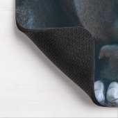 Tapis De Souris Dos argenté prenant la pose (Coin)