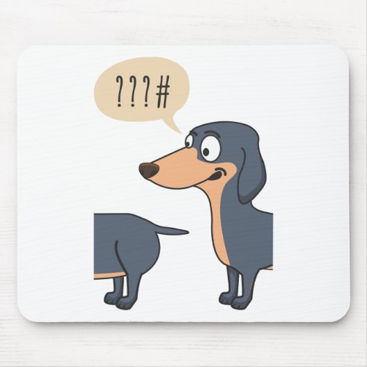 Tapis De Souris dos de chien (Devant)