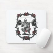 Tapis De Souris Dost Thou Even Hoist Knight Weightlifter Workout G (Avec souris)