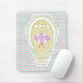 Tapis De Souris Dotty Egyptian Cobra Mousepad (Avec souris)