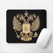Tapis De Souris Double aigle de la Russie (Avec souris)