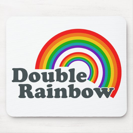 Tapis De Souris Double arc-en-ciel (accessoires) (Devant)
