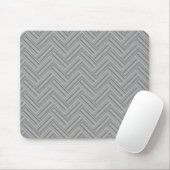 Tapis De Souris Double blanc de Grey stripes (Avec souris)