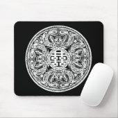 Tapis De Souris Double bonheur chinois (Avec souris)