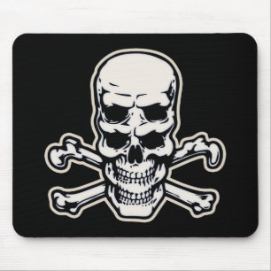 Tapis De Souris Double crâne de vision
