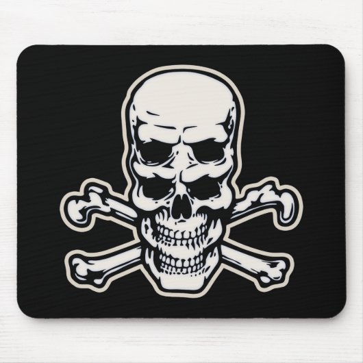 Tapis De Souris Double crâne de vision (Devant)