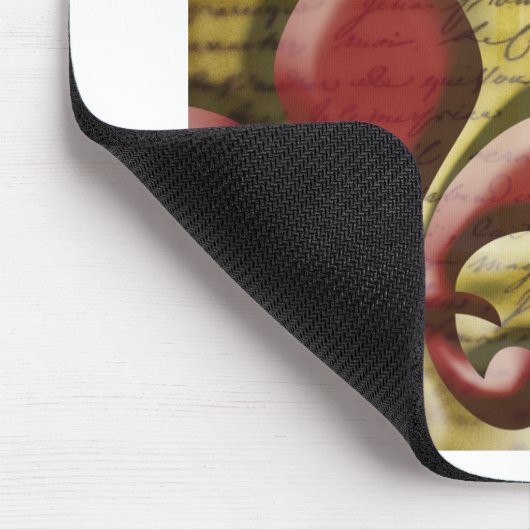 Tapis De Souris Double Fleur de Lis (Coin)