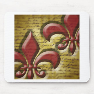 Tapis De Souris Double Fleur de Lis