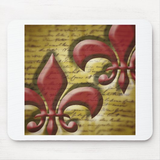 Tapis De Souris Double Fleur de Lis (Devant)
