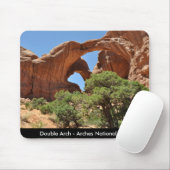 Tapis De Souris Double voûte - parc national de voûtes (Avec souris)