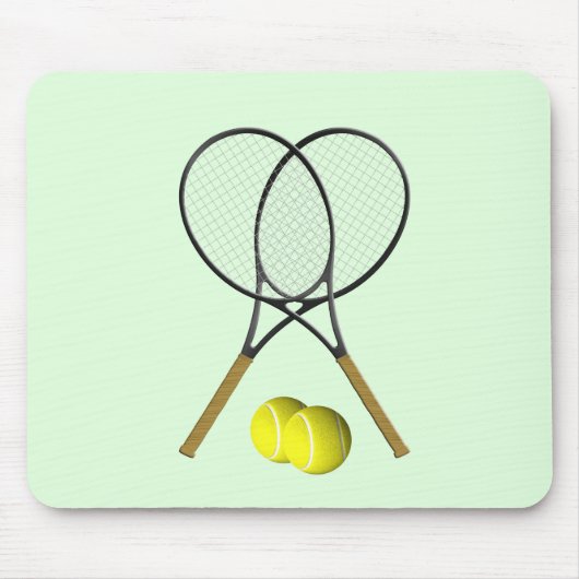 Tapis De Souris Doubles de tennis Green (Devant)