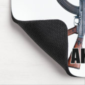 Tapis De Souris Doubles fusils d'assaut d'AK-47 (Coin)