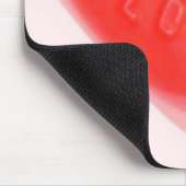 Tapis De Souris Douce coeur rose bouche (Coin)