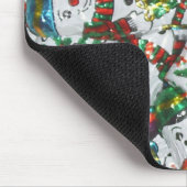Tapis De Souris Douce Snowmen mousepad horizontal (Coin)