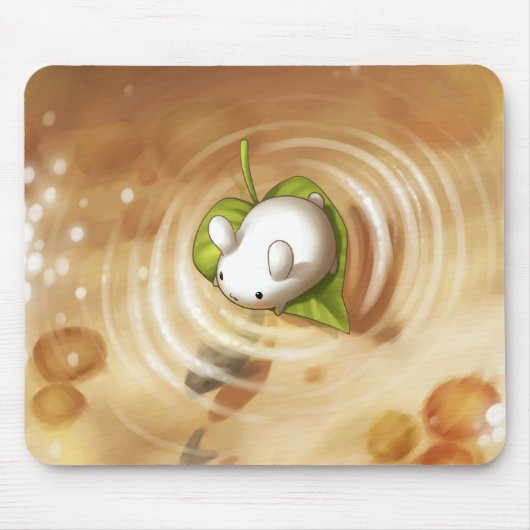 Tapis De Souris Doucement en bas du courant Mousepad (Devant)