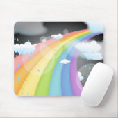 Tapis De Souris Douche arc-en-ciel (Avec souris)
