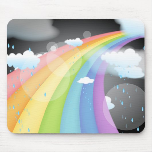 Tapis De Souris Douche arc-en-ciel (Devant)